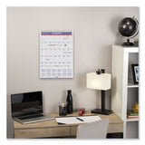 Erasable Wall Calendar, 12 X 17, White, 2021