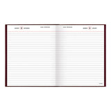 Standard Diary Daily Diary, Recycled, Red, 9.44 X 7.5, 2022