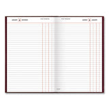 Standard Diary Recycled Daily Journal, Red, 12.13 X 7.69, 2021