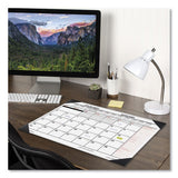 Two-color Monthly Desk Pad Calendar, 22 X 17, 2021