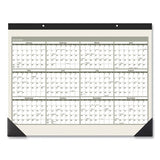 Recycled Monthly Desk Pad, 22 X 17, 2021