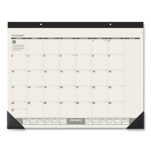 Recycled Monthly Desk Pad, 22 X 17, 2021