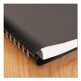 Daily Appointment Book With Hourly Appointments, 8 X 5, Black, 2022