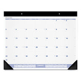 Desk Pad, 21.75 X 17, White, 2021