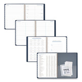 Signature Collection Firenze Navy Weekly-monthly Planner, 11 X 8.5, 2022-2023