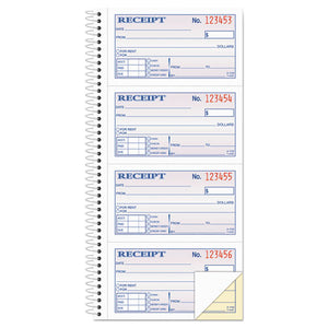 Two-part Rent Receipt Book, 2.75 X 4.75, Carbonless, 200 Forms