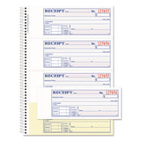 Tops Money-rent Receipt Book, 7 1-8 X 2 3-4, 2-part Carbonless, 200 Sets-book