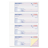 Receipt Book, 7 5-8 X 11, Three-part Carbonless, 100 Forms