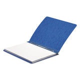 Presstex Report Cover, Side Bound, Prong Clip, Letter, 3" Cap, Dark Blue