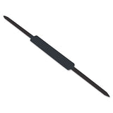 Self-adhesive Paper Fasteners, 1" Capacity, 2.75" Center To Center, Brown, 100-box