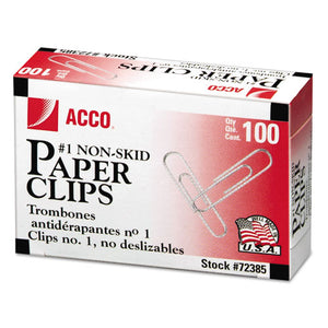 Paper Clips, Medium (no. 1), Silver, 1,000-pack