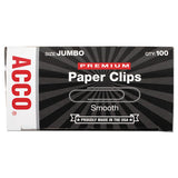Paper Clips, Jumbo, Silver, 1,000-pack
