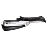 Inspire Premium Spring-powered Full-strip Stapler, 20-sheet Capacity, Black-silver