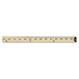Wood Yardstick With Metal Ends, 36"