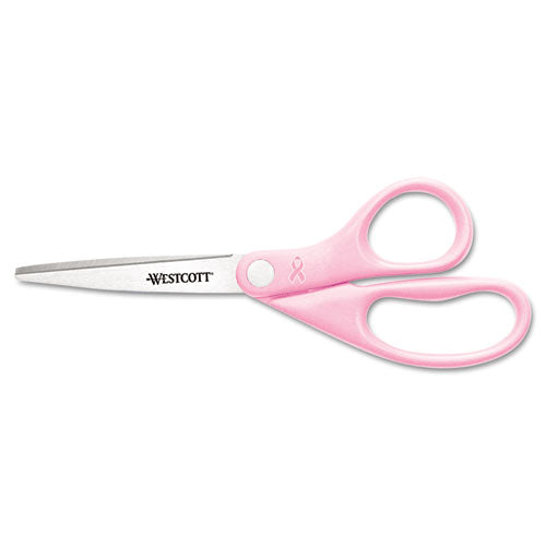 All Purpose Pink Ribbon Scissors, 8