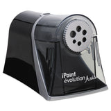 Ipoint Evolution Axis Pencil Sharpener, Ac-powered, 5" X 7.5" X 7.25", Black-silver