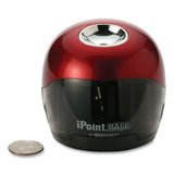 Ipoint Ball Battery Sharpener, Battery-powered, 3" X 3" X 3.25", Red-black