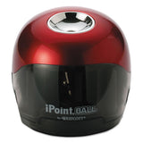 Ipoint Ball Battery Sharpener, Battery-powered, 3" X 3" X 3.25", Red-black