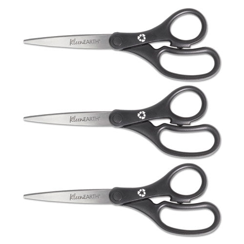 Kleenearth Basic Plastic Handle Scissors, 8