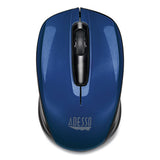 Imouse S50 Wireless Mini Mouse, 2.4 Ghz Frequency-33 Ft Wireless Range, Left-right Hand Use, Blue