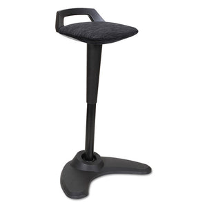 Adaptivergo Sit To Stand Perch Stool, Black Seat-black Back, Black Base