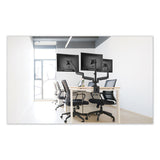 Adaptivergo Triple Arm With Usb For 32" Monitors, 360 Deg Rotation, +90--90 Deg Tilt, 90 Deg Pan, Black, Supports 15.4 Lb