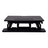 Adaptivergo Sit-stand Lifting Workstation, 26.77w X 31.10d X 19.69h, Black