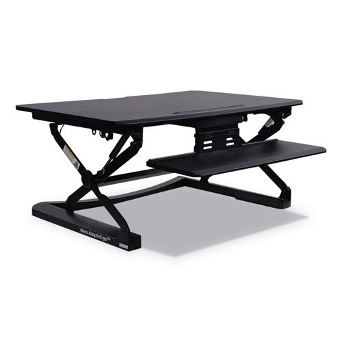 Adaptivergo Sit-stand Lifting Workstation, 35.12w X 31.10d X 19.69h,black