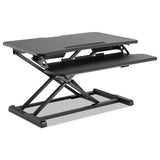 Adaptivergo Single-tier Sit-stand Lifting Workstation, 26.4" X 18.5" X 1.8" To 15.9", Black