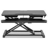 Adaptivergo Single-tier Sit-stand Lifting Workstation, 26.4" X 18.5" X 1.8" To 15.9", Black