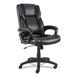 Alera Brosna Series Mid-back Task Chair, Supports Up To 250 Lb, 18.15" To 21.77 Seat Height, Black Seat-back, Black Base