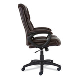 Alera Brosna Series Mid-back Task Chair, Supports Up To 250 Lb, 18.15" To 21.77" Seat Height, Brown Seat-back, Brown Base