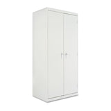 Assembled 78" High Storage Cabinet, W-adjustable Shelves, 36w X 24d, Light Gray