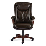 Alera Darnick Series Manager Chair, Supports Up To 275 Lbs, 17.13" To 20.12" Seat Height, Brown Seat-back, Brown Base