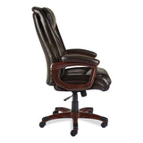 Alera Darnick Series Manager Chair, Supports Up To 275 Lbs, 17.13" To 20.12" Seat Height, Brown Seat-back, Brown Base