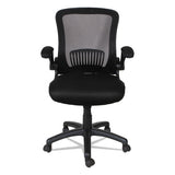 Alera Eb-e Series Swivel-tilt Mid-back Mesh Chair, Supports Up To 275 Lbs, Black Seat-black Back, Black Base