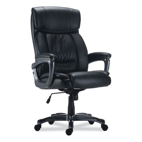 Alera Egino Big And Tall Chair, Supports Up To 400 Lb, Black Seat-back, Black Base