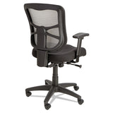 Alera Elusion Series Mesh Mid-back Swivel-tilt Chair, Supports Up To 275 Lbs, Black Seat-white Back, Black Base