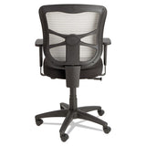 Alera Elusion Series Mesh Mid-back Swivel-tilt Chair, Supports Up To 275 Lbs, Black Seat-white Back, Black Base