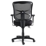 Alera Elusion Series Mesh Mid-back Swivel-tilt Chair, Supports Up To 275 Lbs, Black Seat-black Back, Black Base