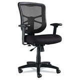 Alera Elusion Series Mesh Mid-back Swivel-tilt Chair, Supports Up To 275 Lbs, Black Seat-black Back, Black Base
