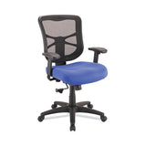 Alera Elusion Series Mesh Mid-back Swivel-tilt Chair, Supports Up To 275 Lb, 17.9" To 21.8" Seat Height, Navy Seat