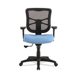 Alera Elusion Series Mesh Mid-back Swivel-tilt Chair, Supports Up To 275 Lb, 17.9" To 21.8" Seat Height, Light Blue Seat
