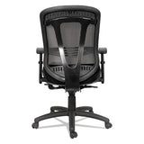 Alera Eon Series Multifunction Mid-back Cushioned Mesh Chair, Supports Up To 275 Lbs, Black Seat-black Back, Black Base