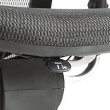 Alera Eq Series Ergonomic Multifunction Mid-back Mesh Chair, Supports Up To 250 Lbs., Black Seat-black Back, Black Base