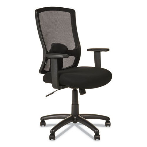 Alera Etros Series High-back Swivel-tilt Chair, Supports Up To 275 Lbs, Black Seat-black Back, Black Base