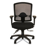 Alera Etros Series Mid-back Multifunction With Seat Slide Chair, Supports Up To 275 Lbs, Black Seat-black Back, Black Base