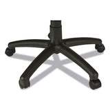 Alera Etros Series Suspension Mesh Mid-back Synchro Tilt Chair, Supports Up To 275 Lbs, Black Seat-black Back, Black Base