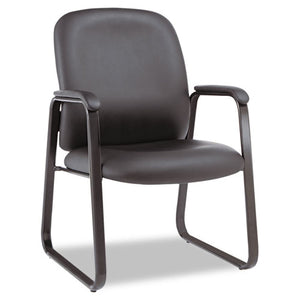 Alera Genaro High-back Guest Chair, 24.60" X 24.80" X 36.61", Black Seat-black Back, Black Base