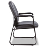 Alera Genaro High-back Guest Chair, 24.60" X 24.80" X 36.61", Black Seat-black Back, Black Base